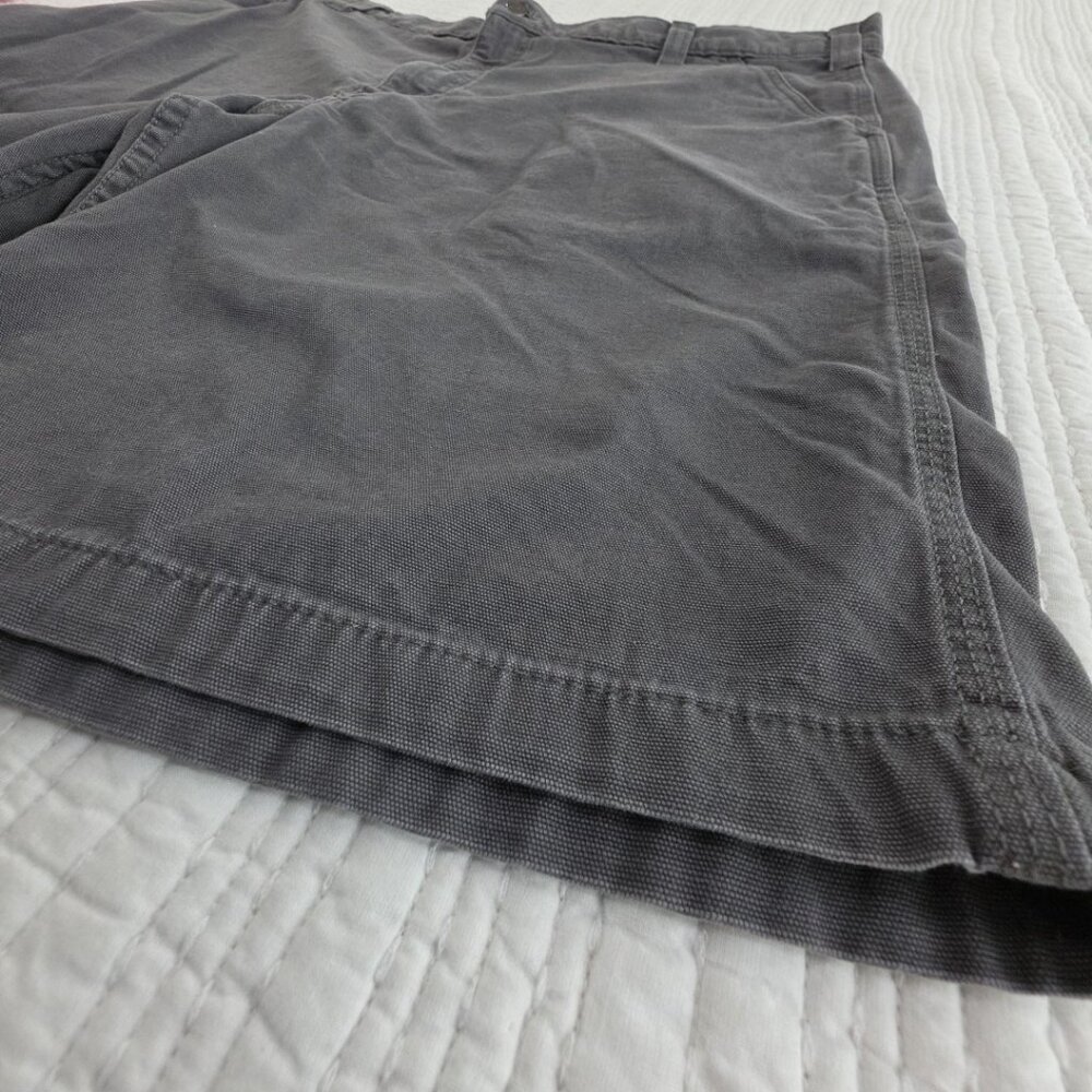 Carhartt Relaxed Fit Shorts Mens 40 Grau Stretch Classic 10" Inseam 102514-039 - Picture 3 of 16